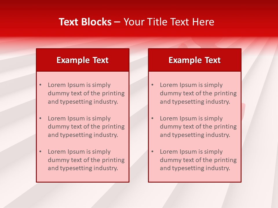 Graphic Red Climbing PowerPoint Template