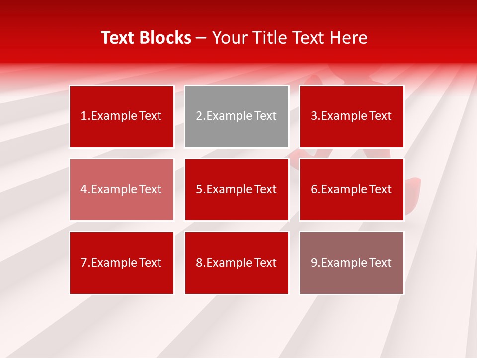 Graphic Red Climbing PowerPoint Template