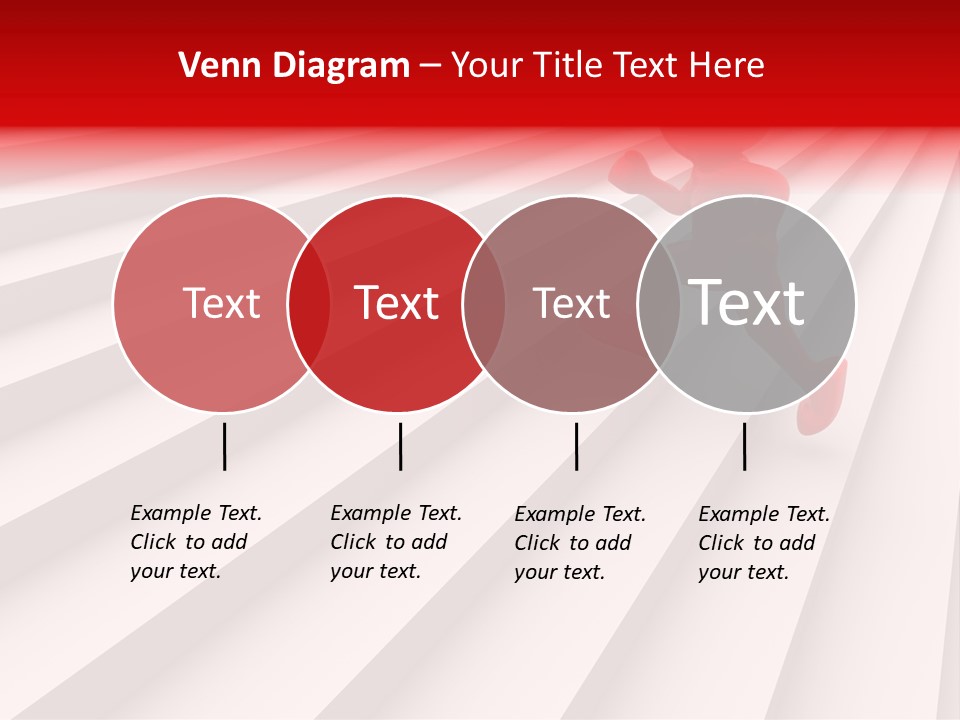 Graphic Red Climbing PowerPoint Template