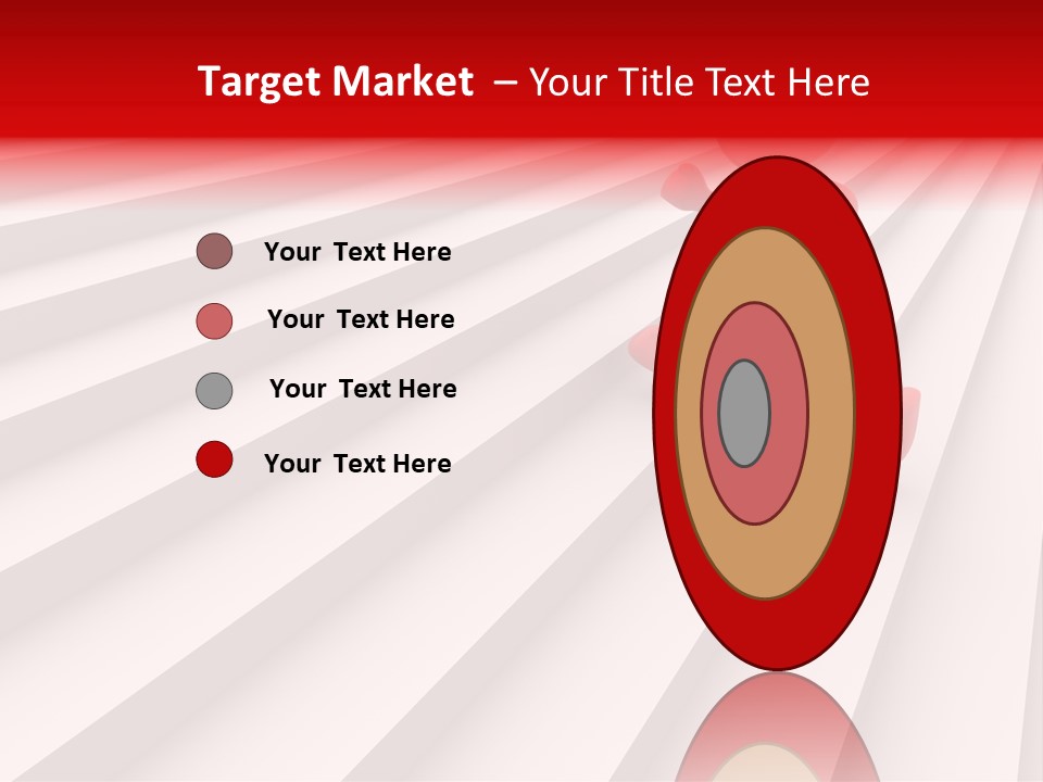 Graphic Red Climbing PowerPoint Template