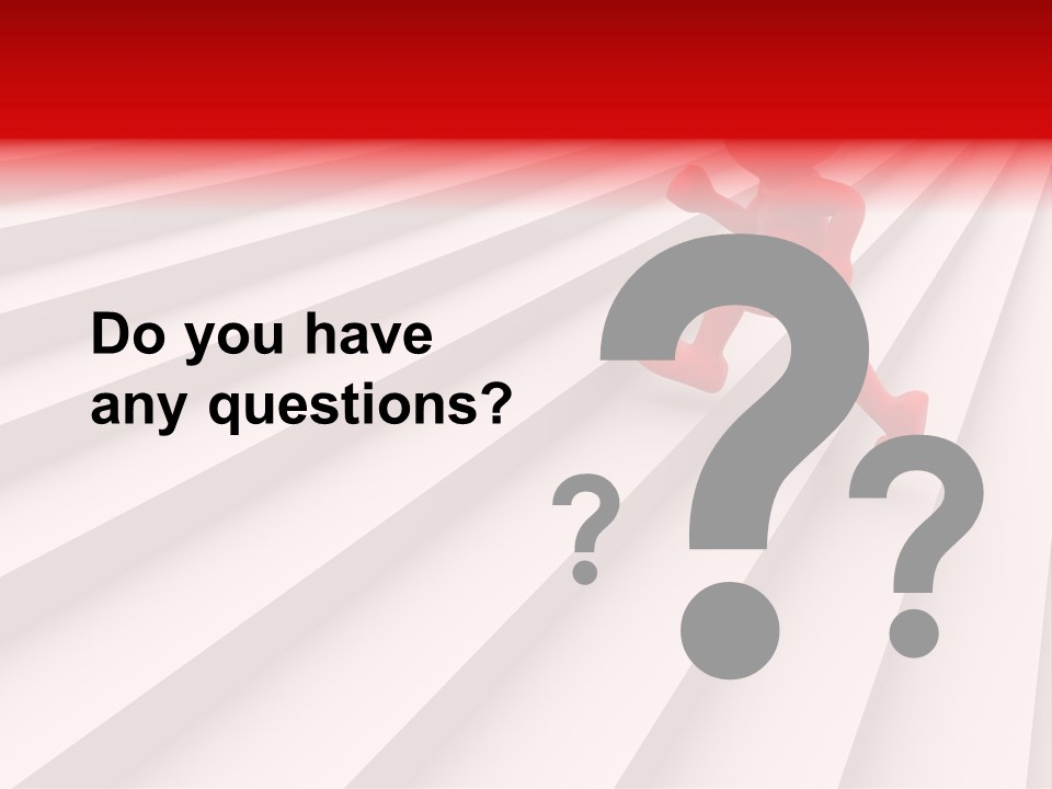 Graphic Red Climbing PowerPoint Template