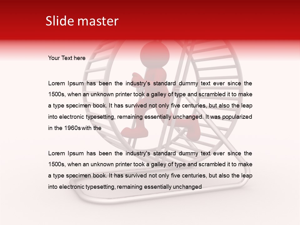 Guy Run Health PowerPoint Template