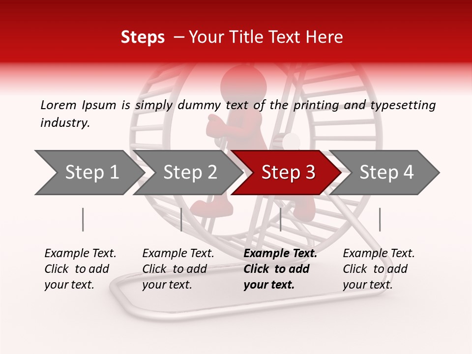 Guy Run Health PowerPoint Template