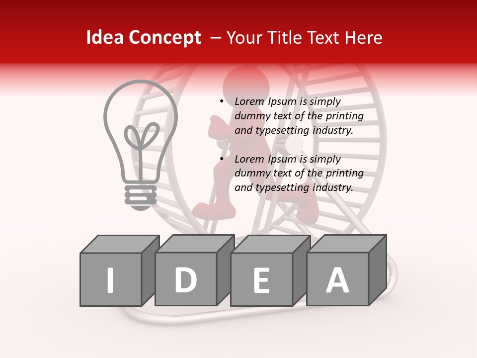 Guy Run Health PowerPoint Template