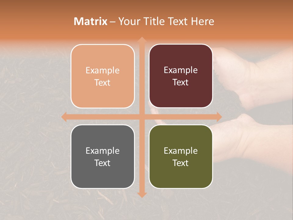 Handful Chips Shredded PowerPoint Template