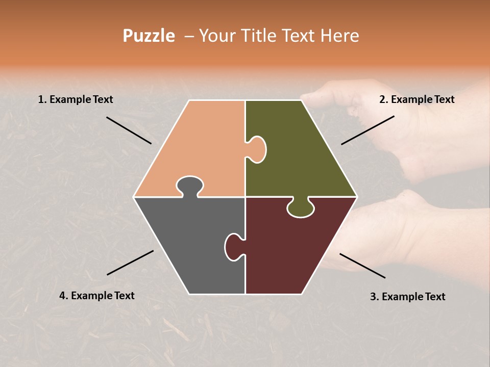 Handful Chips Shredded PowerPoint Template