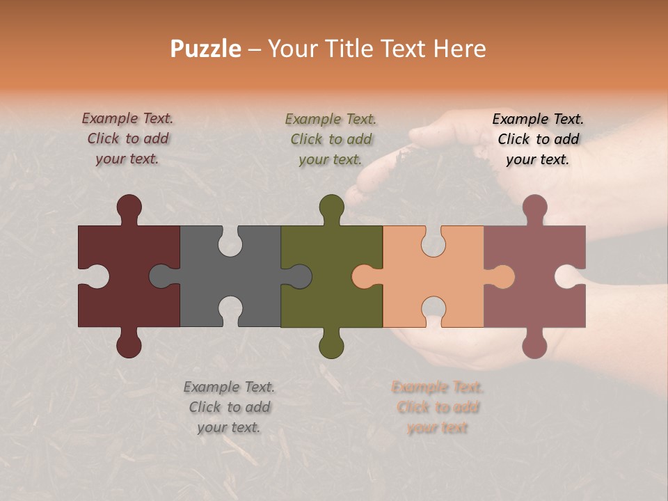 Handful Chips Shredded PowerPoint Template