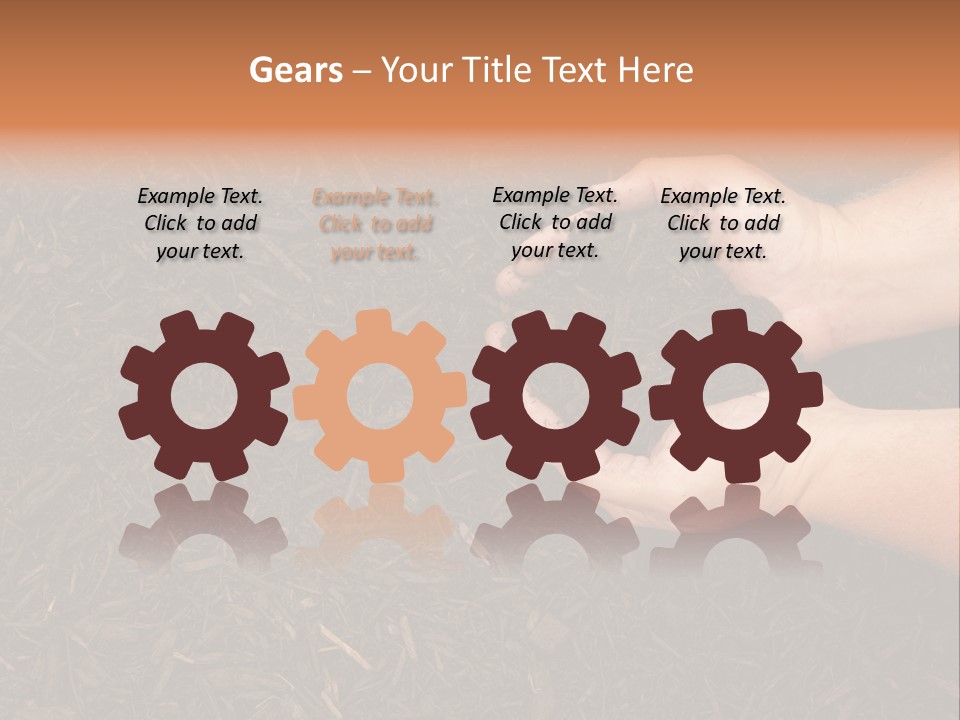 Handful Chips Shredded PowerPoint Template