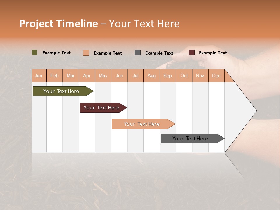 Handful Chips Shredded PowerPoint Template