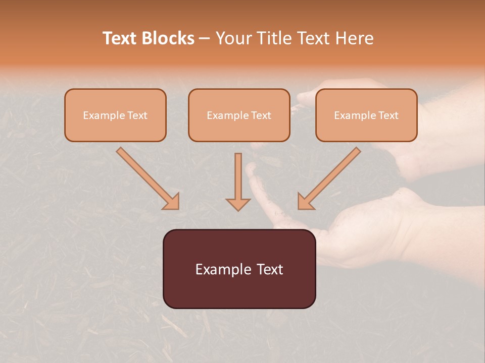 Handful Chips Shredded PowerPoint Template