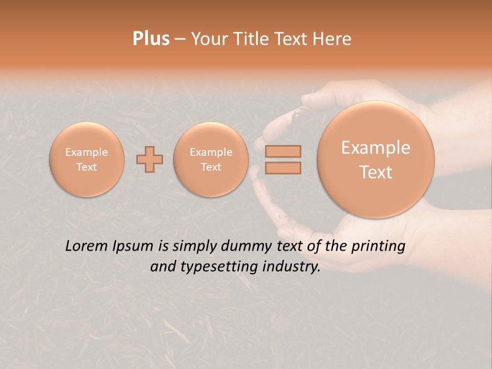 Handful Chips Shredded PowerPoint Template