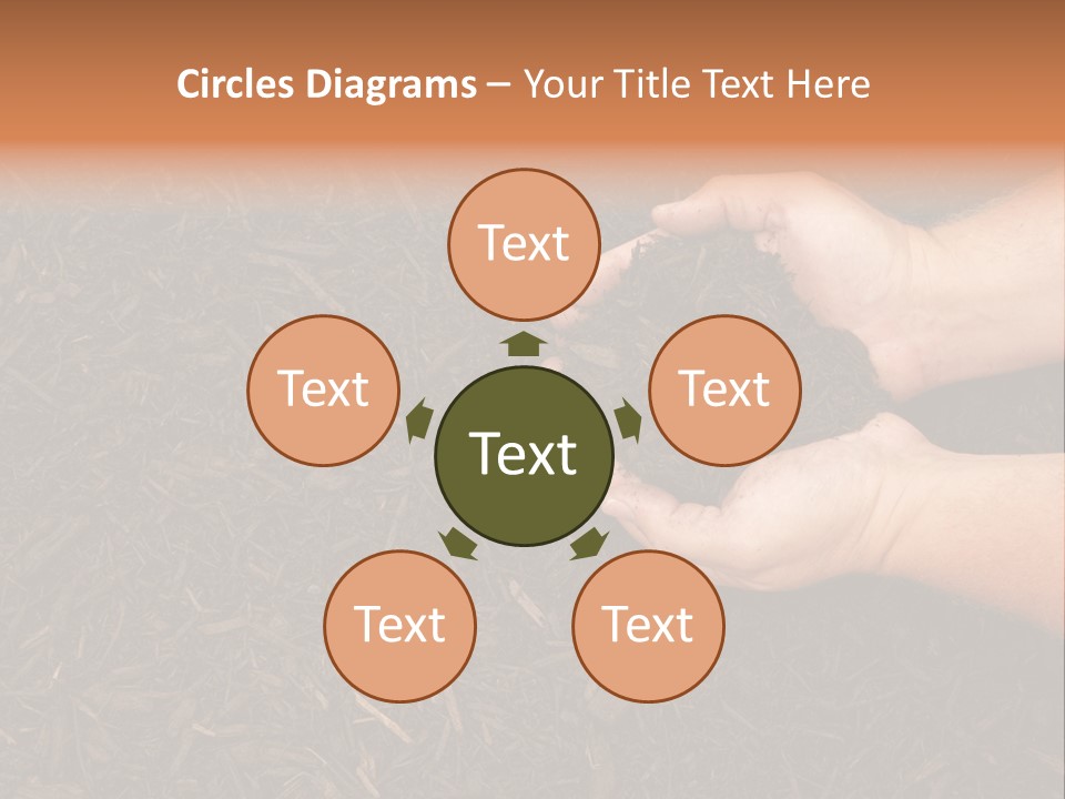 Handful Chips Shredded PowerPoint Template