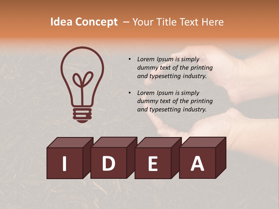 Handful Chips Shredded PowerPoint Template