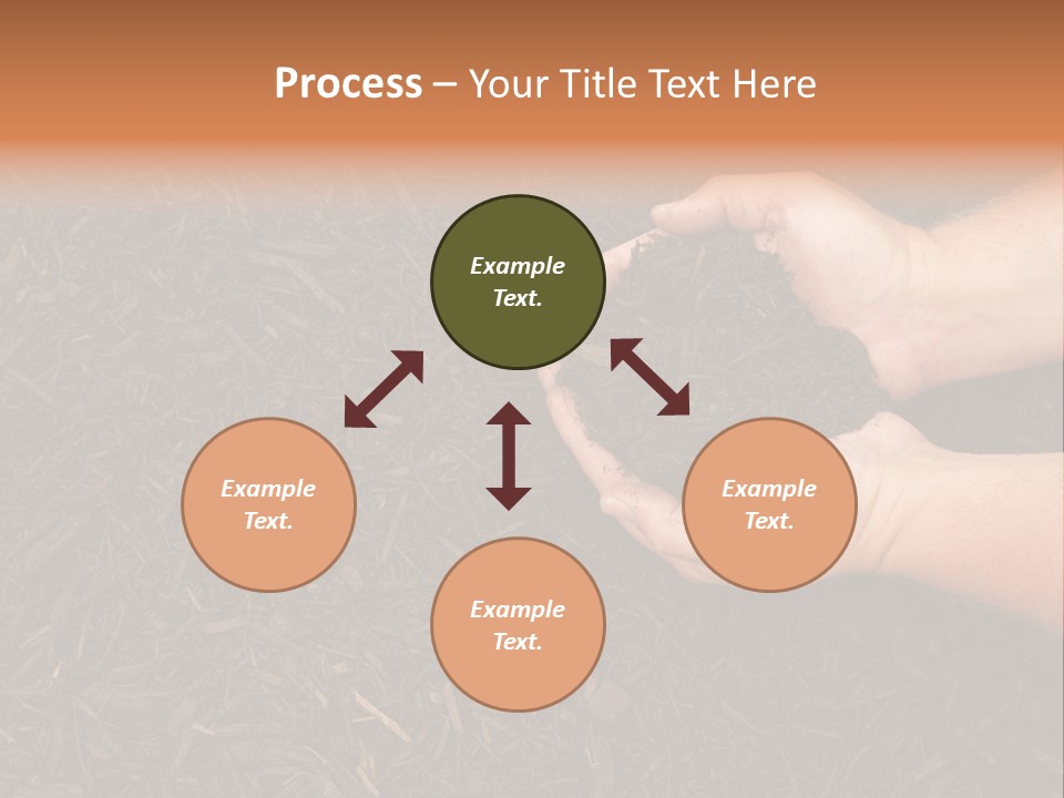 Handful Chips Shredded PowerPoint Template