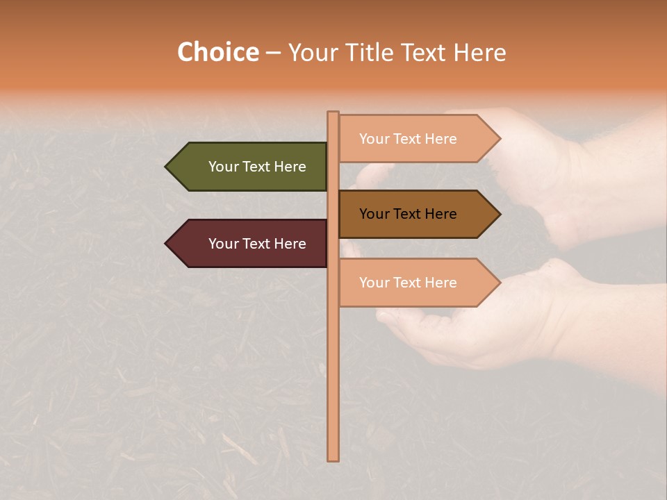 Handful Chips Shredded PowerPoint Template