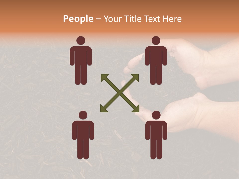 Handful Chips Shredded PowerPoint Template