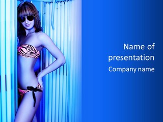 Light Woman  PowerPoint Template