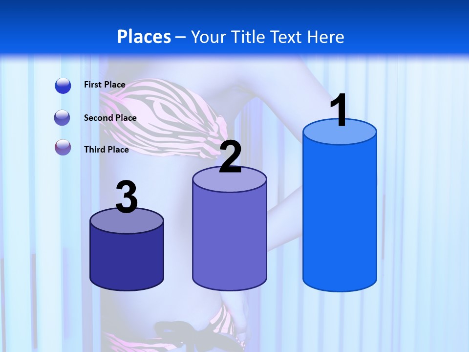 Light Woman  PowerPoint Template