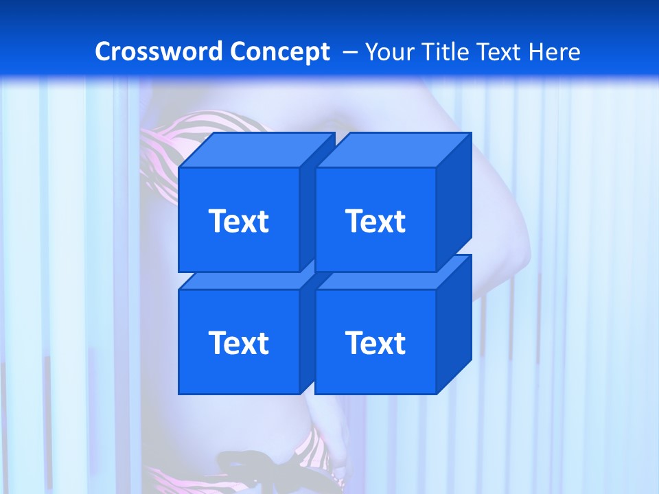 Light Woman  PowerPoint Template