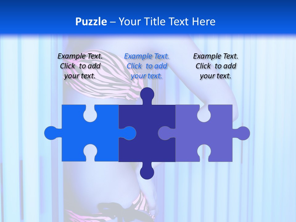 Light Woman  PowerPoint Template