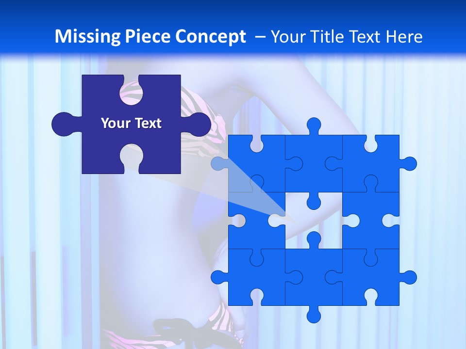 Light Woman  PowerPoint Template