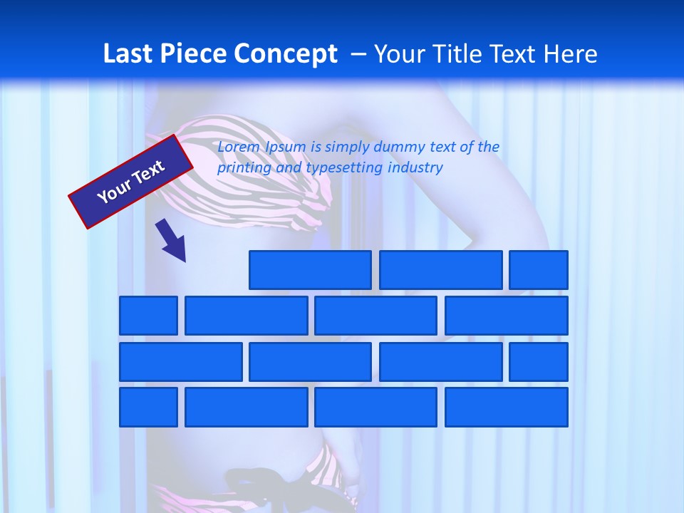 Light Woman  PowerPoint Template