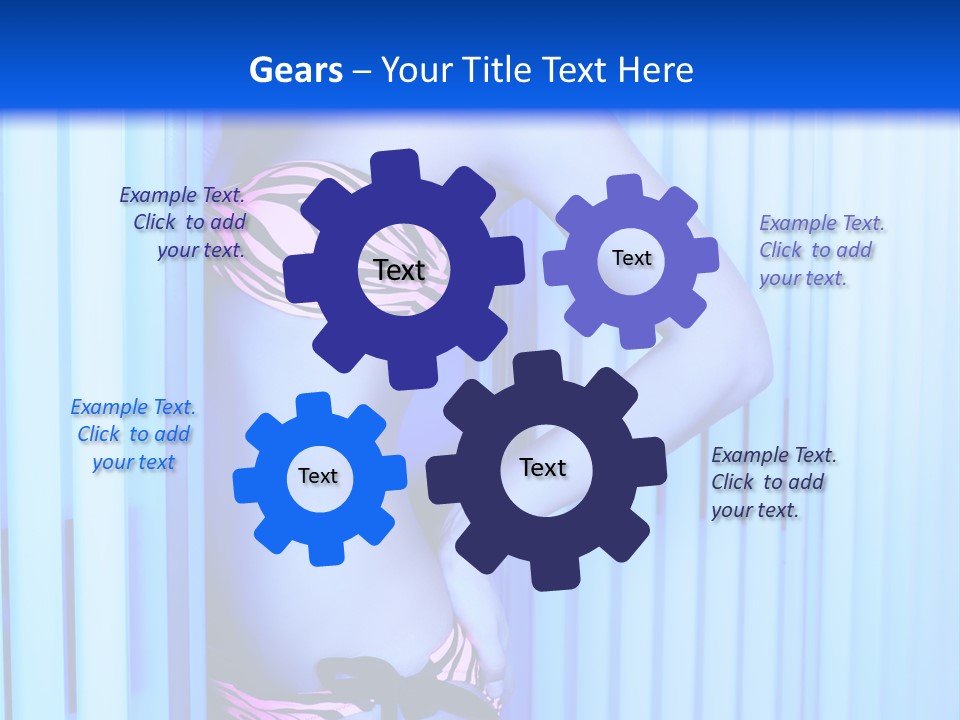 Light Woman  PowerPoint Template