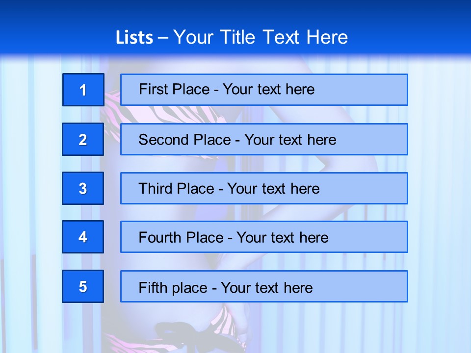 Light Woman  PowerPoint Template