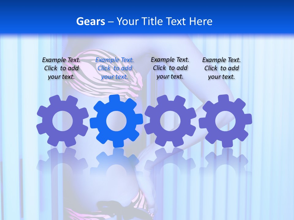 Light Woman  PowerPoint Template