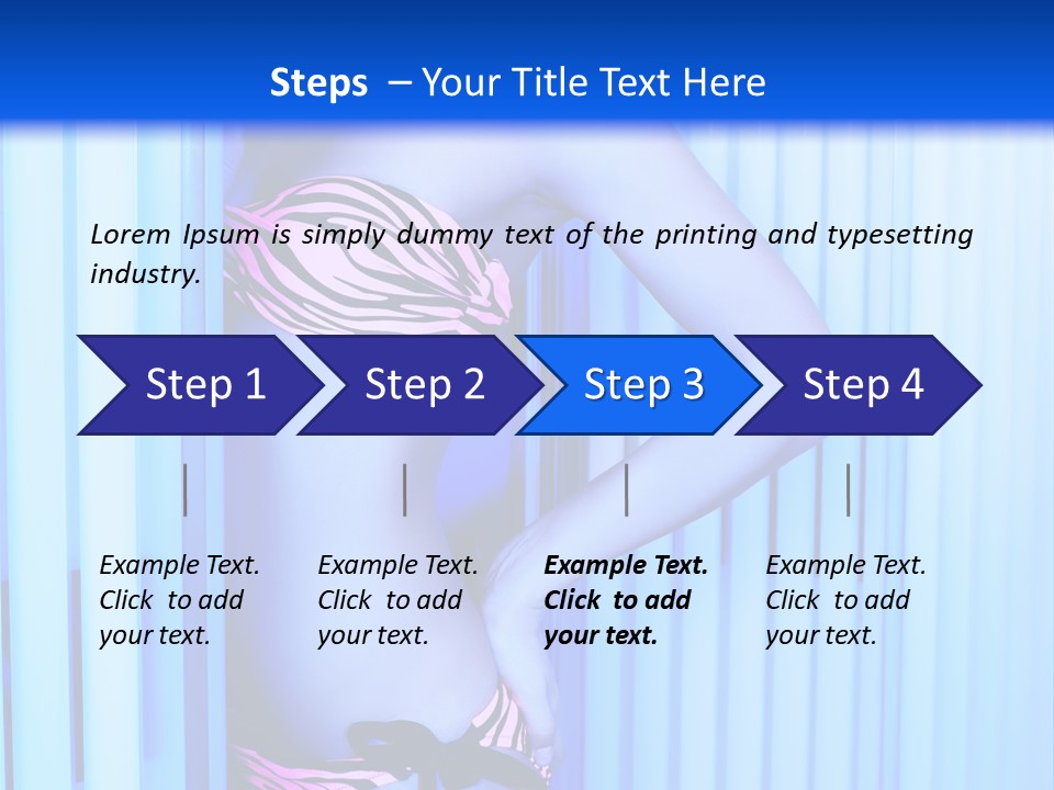 Light Woman  PowerPoint Template
