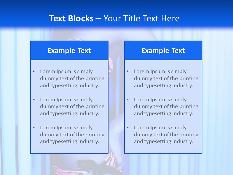 Light Woman  PowerPoint Template