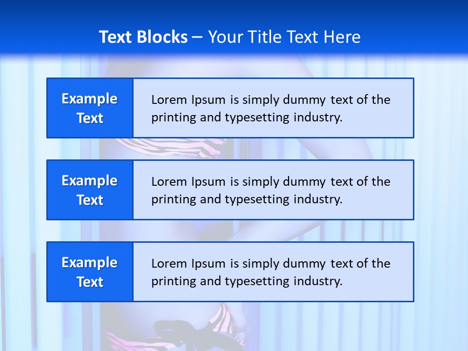 Light Woman  PowerPoint Template