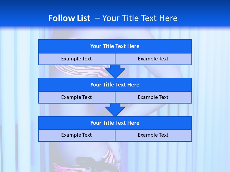 Light Woman  PowerPoint Template