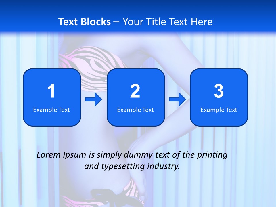 Light Woman  PowerPoint Template