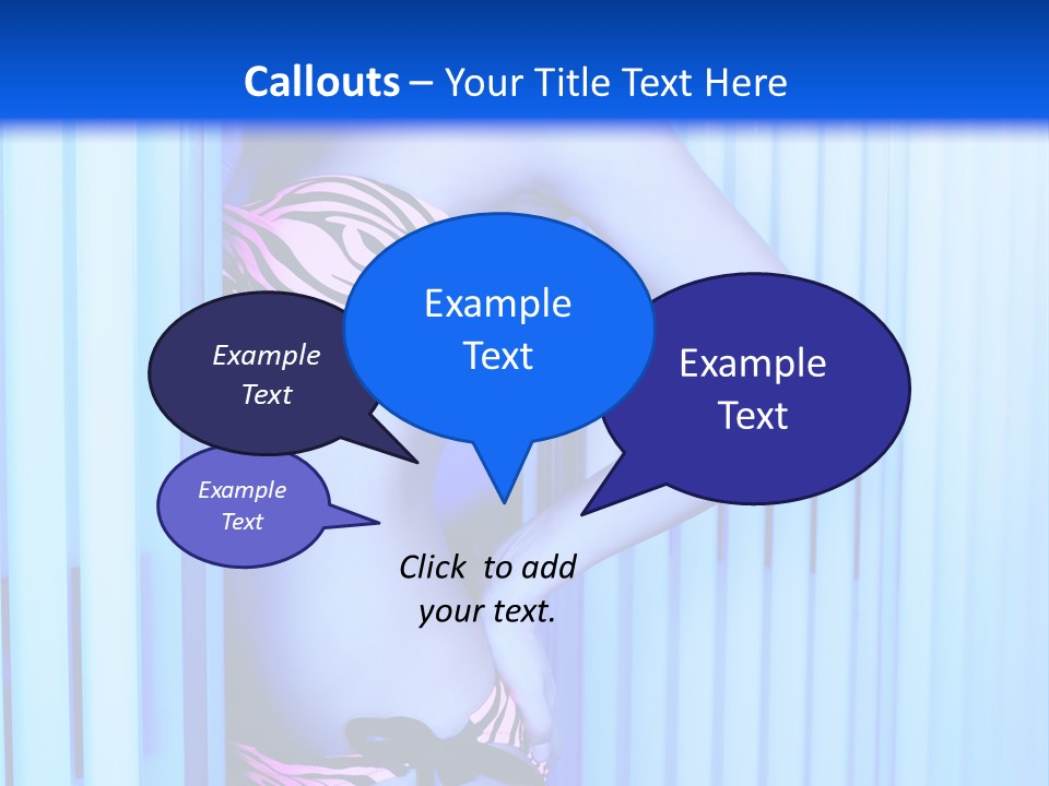 Light Woman  PowerPoint Template