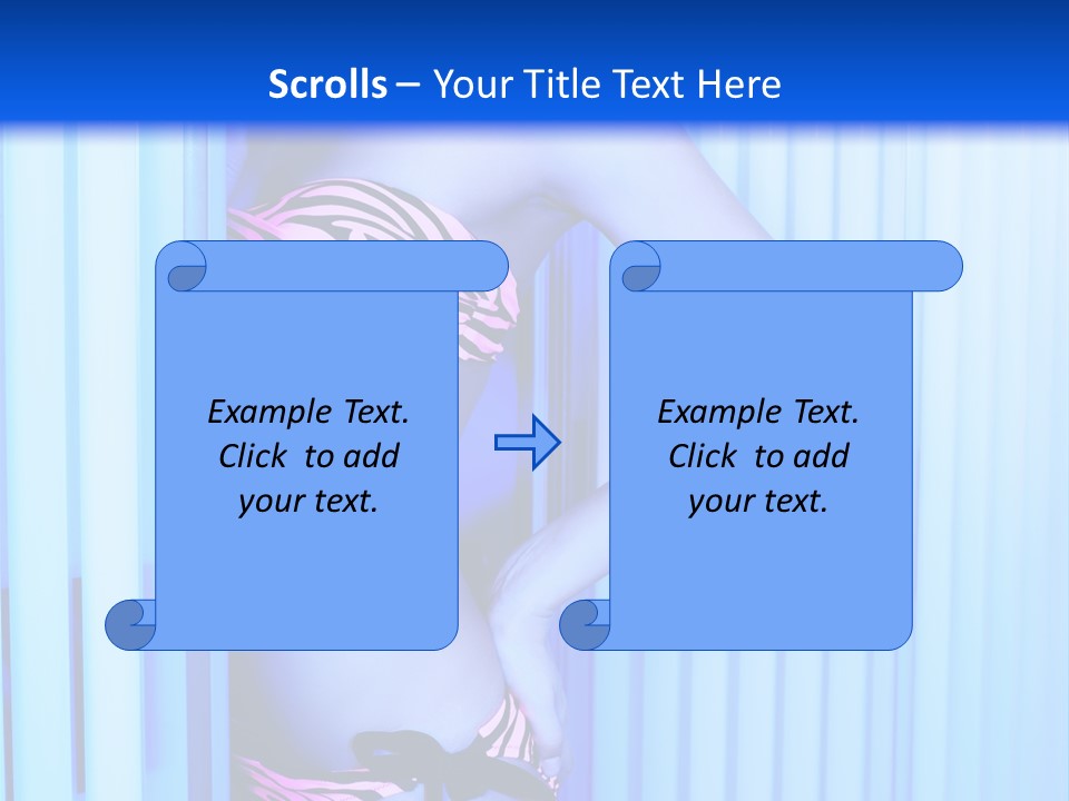 Light Woman  PowerPoint Template