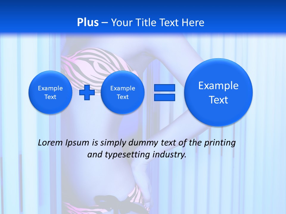 Light Woman  PowerPoint Template