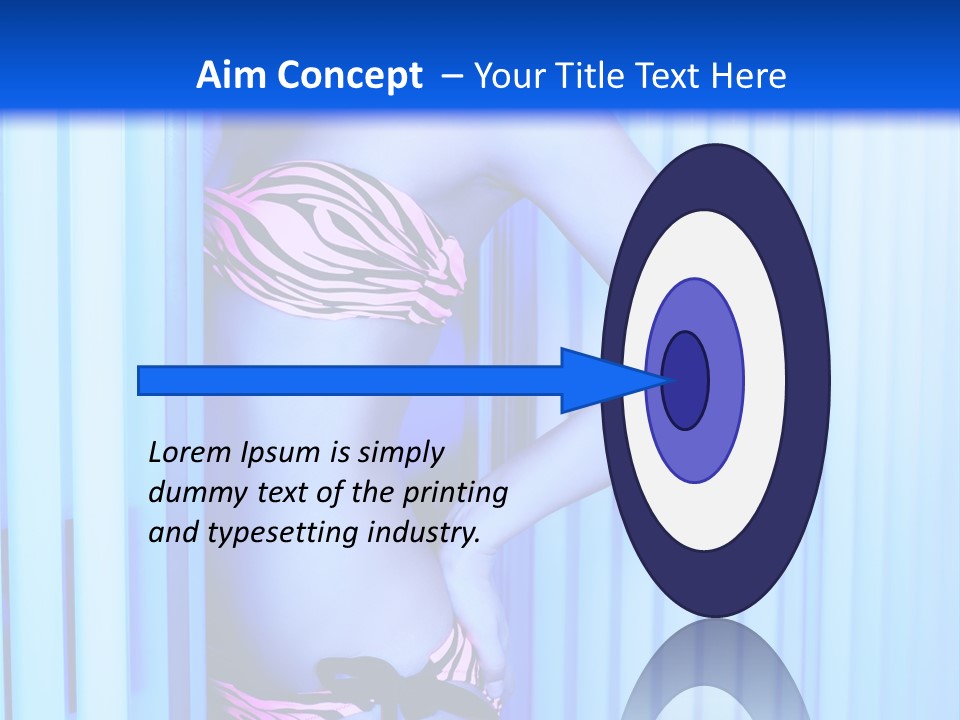 Light Woman  PowerPoint Template