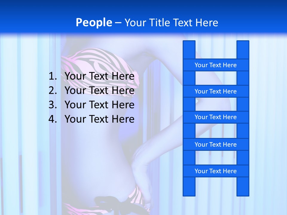 Light Woman  PowerPoint Template