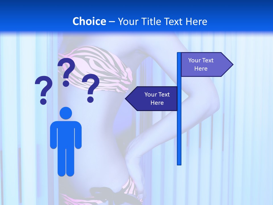 Light Woman  PowerPoint Template