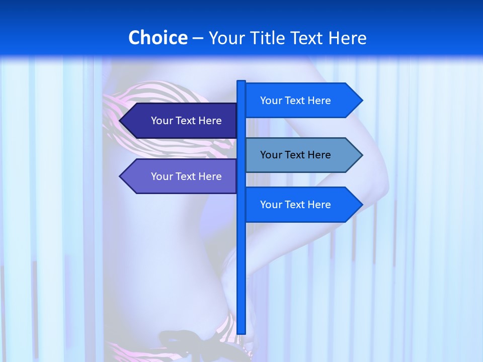 Light Woman  PowerPoint Template