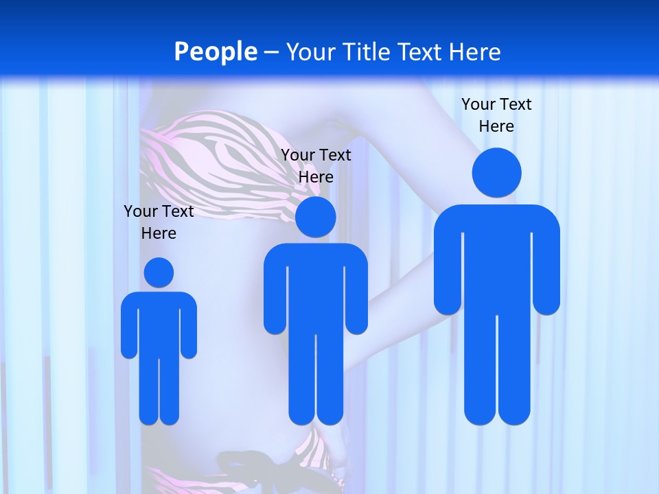 Light Woman  PowerPoint Template