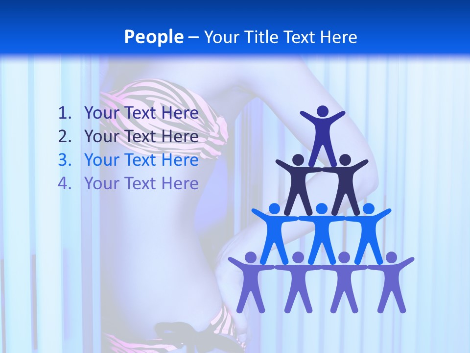 Light Woman  PowerPoint Template