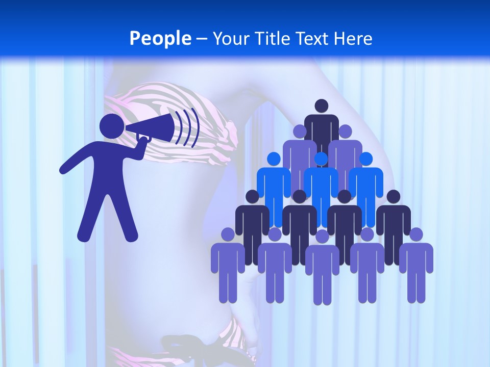 Light Woman  PowerPoint Template