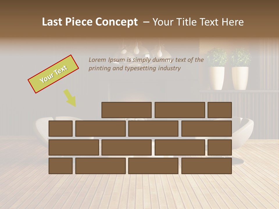 Furniture Convenience Interior PowerPoint Template