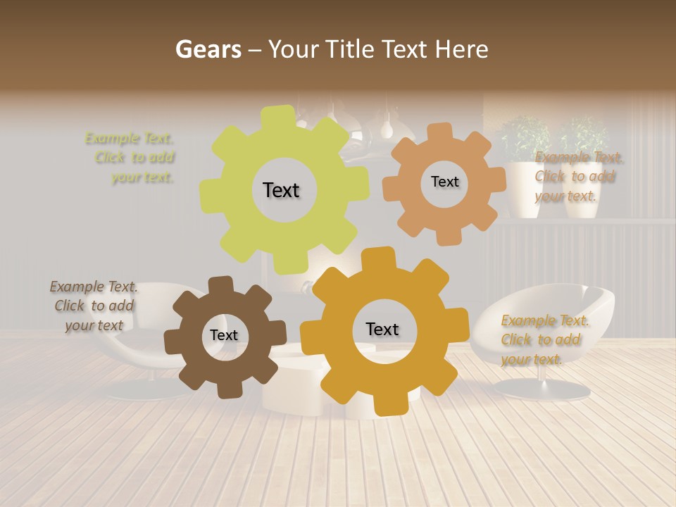 Furniture Convenience Interior PowerPoint Template