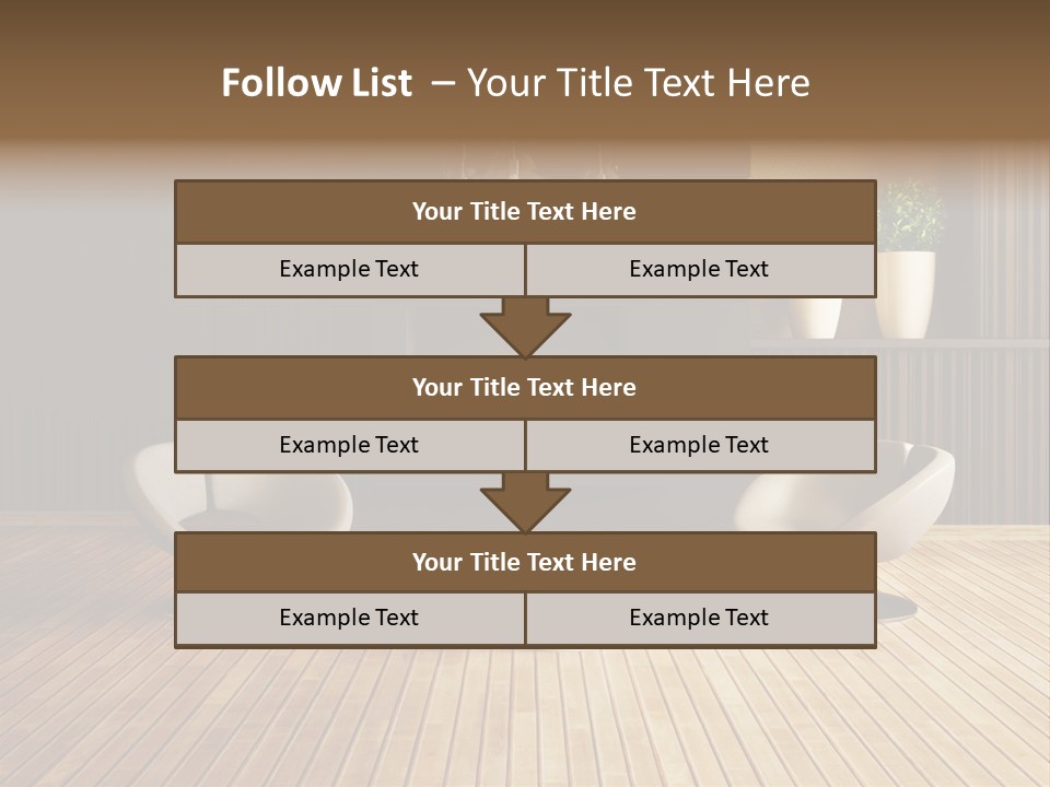 Furniture Convenience Interior PowerPoint Template