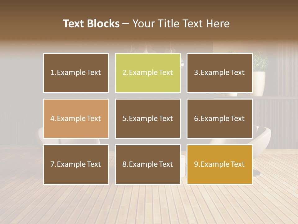 Furniture Convenience Interior PowerPoint Template