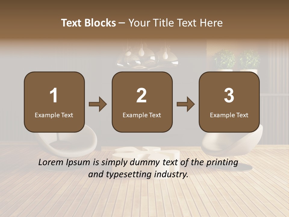 Furniture Convenience Interior PowerPoint Template