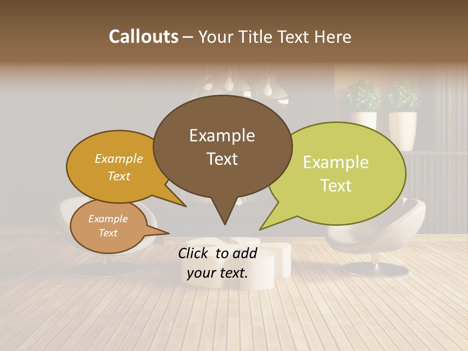 Furniture Convenience Interior PowerPoint Template